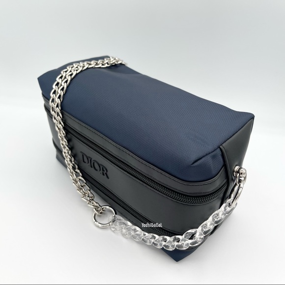🆕 Dior Beauty Cosmetic Case to Convertible Crossbody/Shoulder/Sling Bag Handbag - Picture 3 of 14